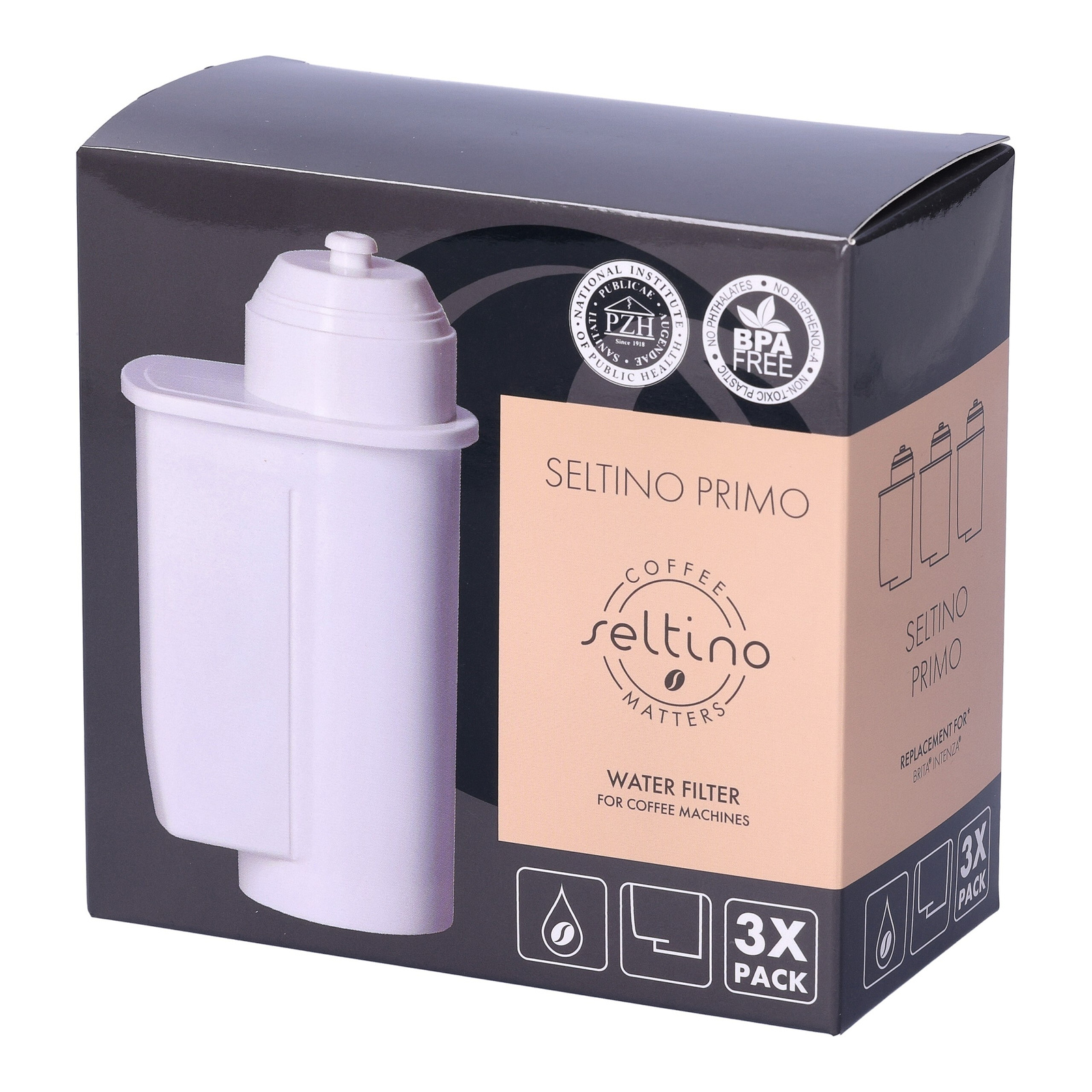 Seltino Primo - náhradný vodný filter za Siemens TZ70003 - 3ks