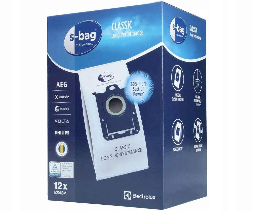 Electrolux E201SM S-Bag Long Performance 1 ks – originálne vrecko do vysávača