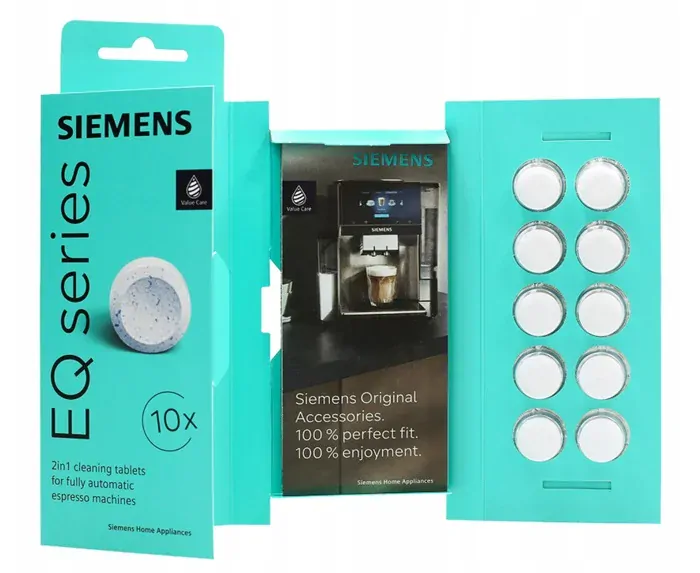 Siemens TZ80001B čistiace tablety 10 ks – originálne tablety do kávovaru Bosch Siemens