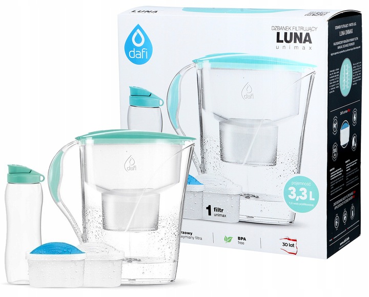 Dafi Luna unimax - filtračná kanvica 3,3 l - tyrkysová