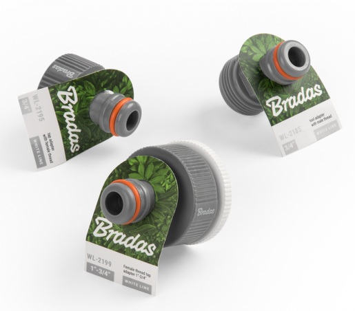 Bradas WL-2198 - 3/4" + 1/2" - adaptér s vnútorným závitom