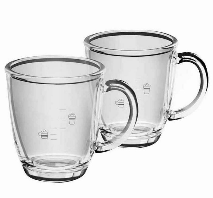 Krups XS801000 - sklenené šálky na cappuccino