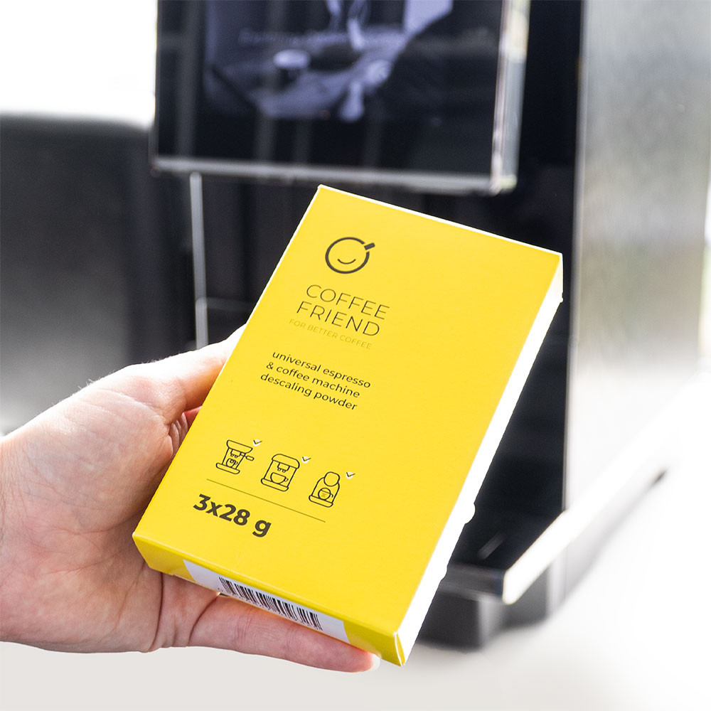 Coffee Friend DESCALE odvápňovací prášok 3×28 g – odvápnenie kávovaru