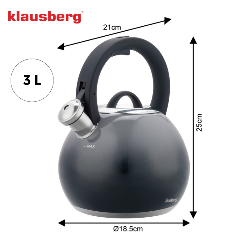 Varná kanvica Klausberg KB-7955 - 3 l