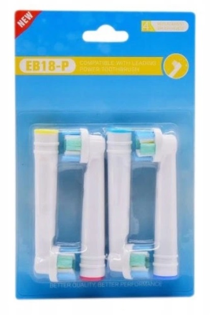 Náhradná zubná kefka Oral-B 3D White - 4ks