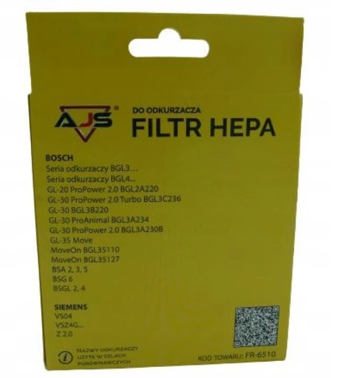 AJS FR-6510 filter do vysávačov Bosch, Siemens - 1ks