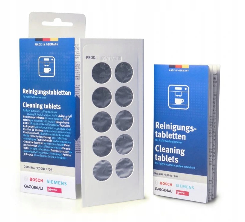 Bosch Siemens 00311970 (00311979) čistiace tablety 10 ks – originálne tablety do kávovaru