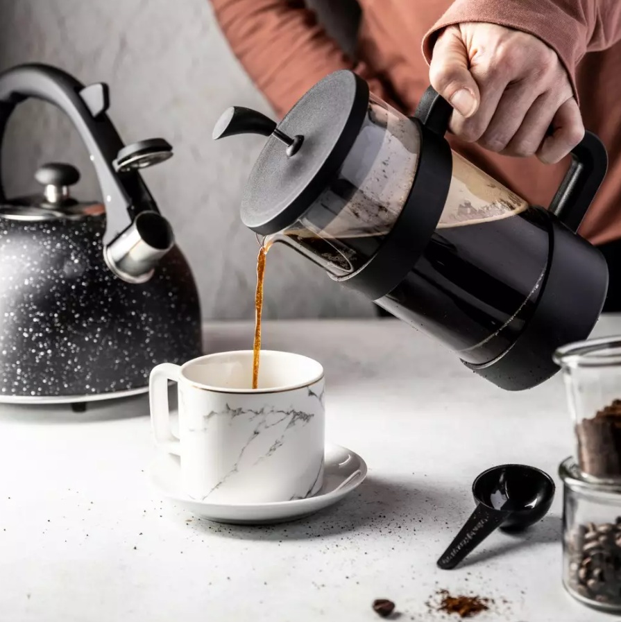 French press king Hoff KH-1397 - 0,35 l - čierny