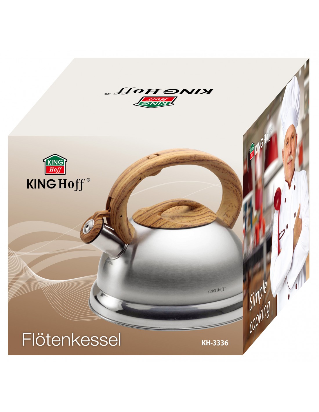 Kanvica King Hoff KH-3336 - 3l - nerez