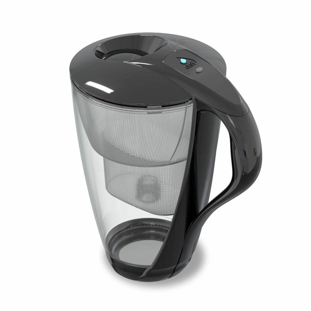 Filtračná kanvica Dafi Crystal unimax 2 l - grafit + filter zadarmo