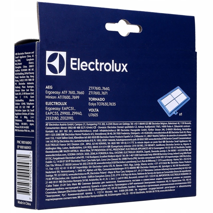 ELECTROLUX EF75C Mikrofilter výstupný k EF75B a F120