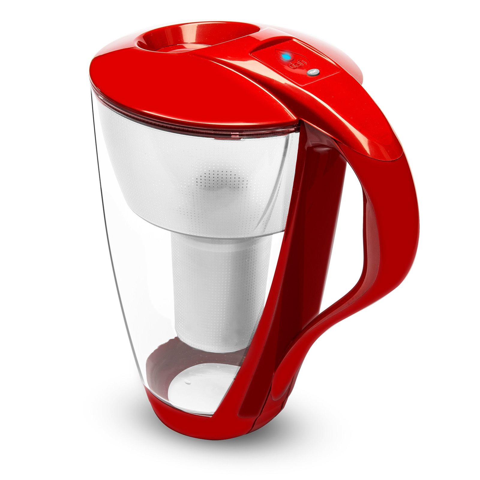 Filtračná kanvica Dafi Crystal classic 2 l - červená + filter zadarmo