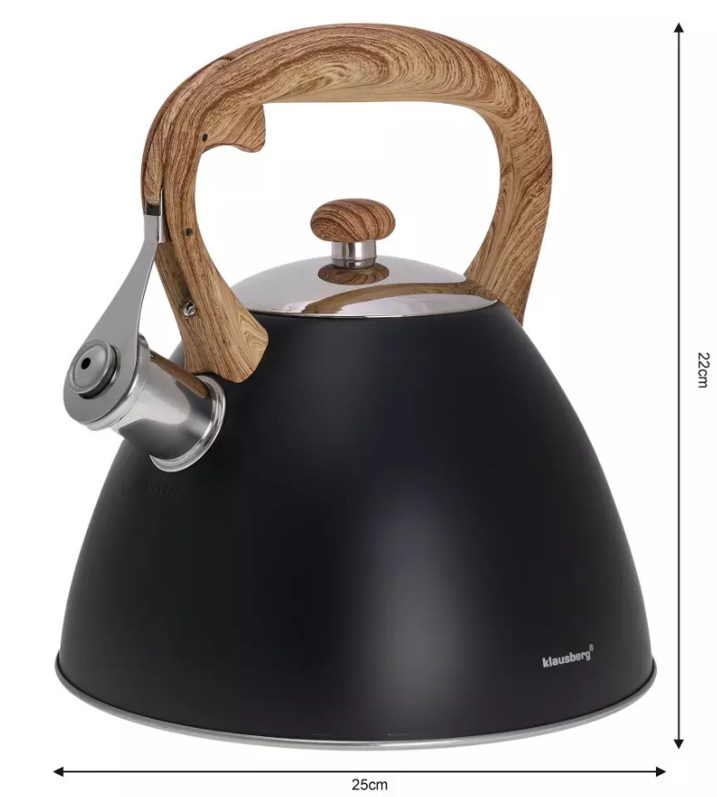 Kanvica Klausberg KB-7262 - 3l - čierna