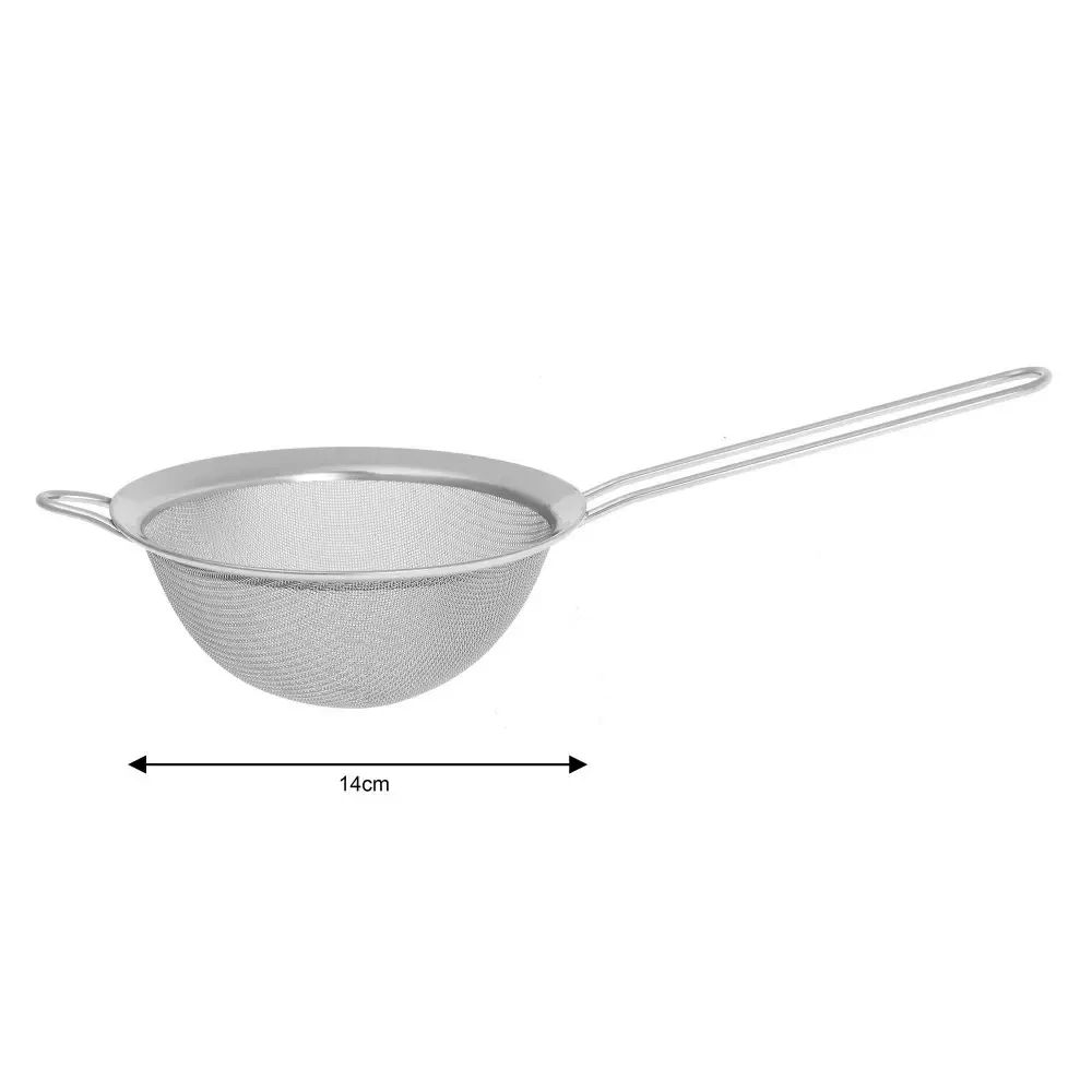 Sada nerezových sitiek 3 ks Kinghoff – kuchynské sitká Ø 10, 14, 18 cm