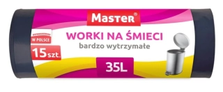 Vrecká do odpadkového koša Master 35L - 15ks