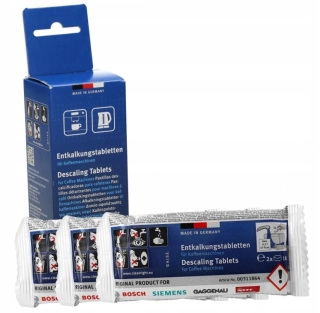 Bosch Siemens 00311864 (311864) odvápňovacie tablety 6 ks – originálne odvápnenie kávovaru