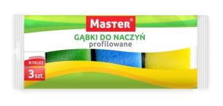 Hubičky na riad Master - profilované - 3 ks