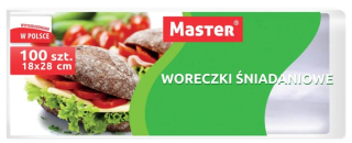 Vrecká na desiatu Master - 18x28 cm - 100 ks