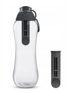 Filtračná fľaša Dafi SOFT 0,5 l + 2 ks filtra - čierna
