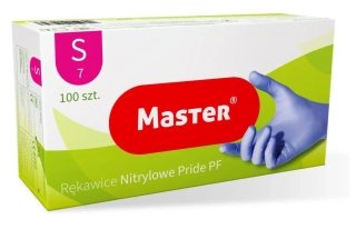 Nitrilové rukavice Master - modré - 100 ks - veľ. S