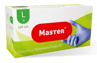 Nitrilové rukavice Master - modré - 100 ks - veľ. L