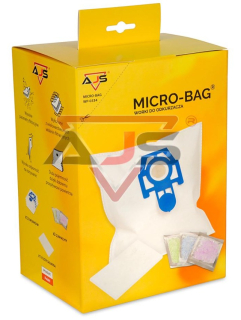 AJS Micro S-BAG - vrecká pre vysávače Zelmer Clarris, Cobra, Elf - 12 ks + 1x filter + 3x vôňa